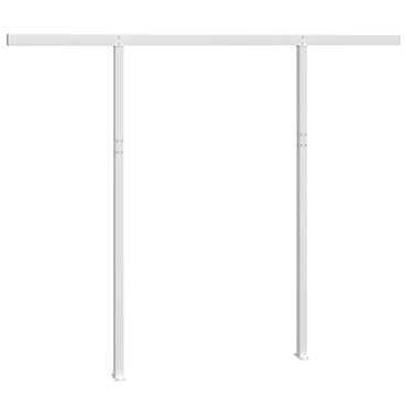 vidaXL Stützen für Markisen Weiß 300x245 cm Eisen