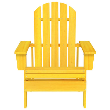 vidaXL Adirondack-Gartenstuhl Massivholz Tanne Gelb