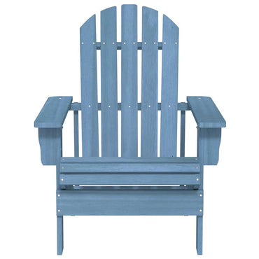 vidaXL Adirondack-Gartenstuhl Massivholz Tanne Blau