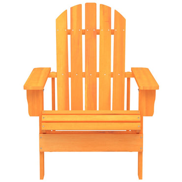 vidaXL Adirondack-Gartenstuhl Massivholz Tanne Orange