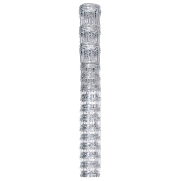 vidaXL Clôture de jardin en acier galvanisé Argenté 50x1,6 m