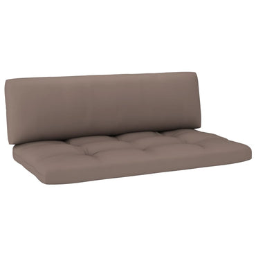 vidaXL Outdoor-Mittelsofa Paletten Imprägniertes Kiefernholz Grau