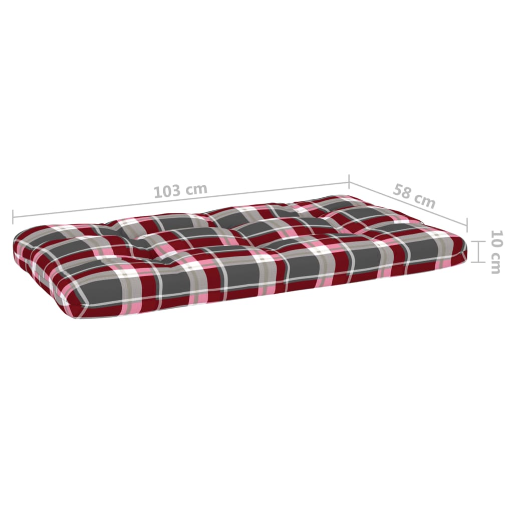 vidaXL 6-tlg. Paletten-Lounge-Set mit Kissen Imprägniertes Kiefernholz