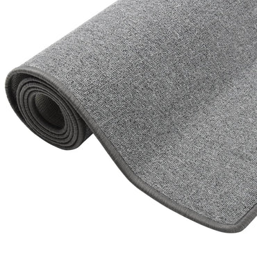 vidaXL Tapis de couloir gris foncé 50x200 cm
