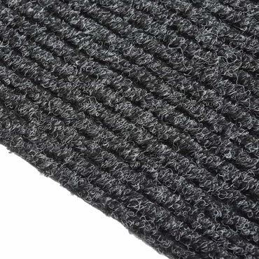 vidaXL Tapis de couloir anti-salissures Anthracite 100x500 cm