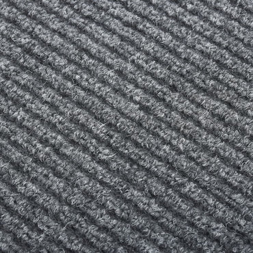 vidaXL Schmutzfangläufer 100x100 cm Grau