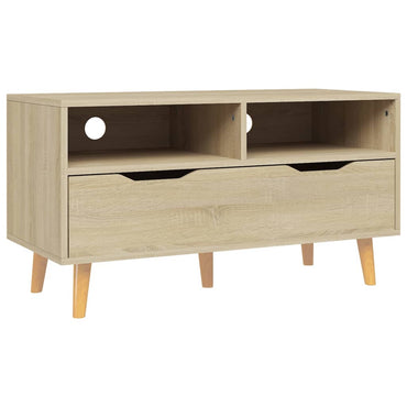 vidaXL Meuble TV chêne Sonoma 90x40x48,5 cm Aggloméré