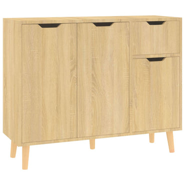 vidaXL Sideboard Sonoma-Eiche 90x30x72 cm Holzwerkstoff