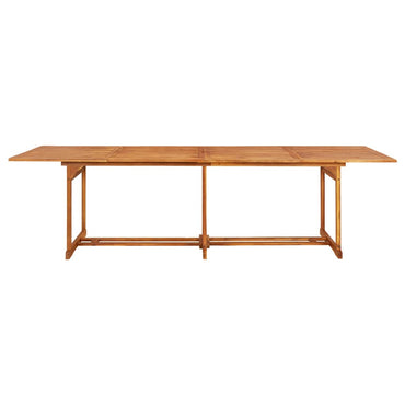 vidaXL Garten-Esstisch 280x90x75 cm Massivholz Akazie