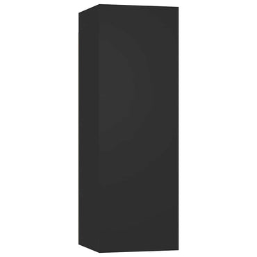 vidaXL Meuble TV Noir 30,5x30x90 cm Bois d'ingénierie