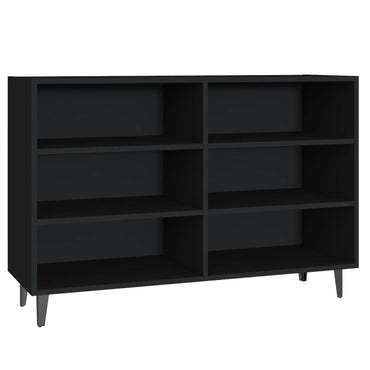 vidaXL Sideboard Schwarz 103,5x35x70 cm Holzwerkstoff