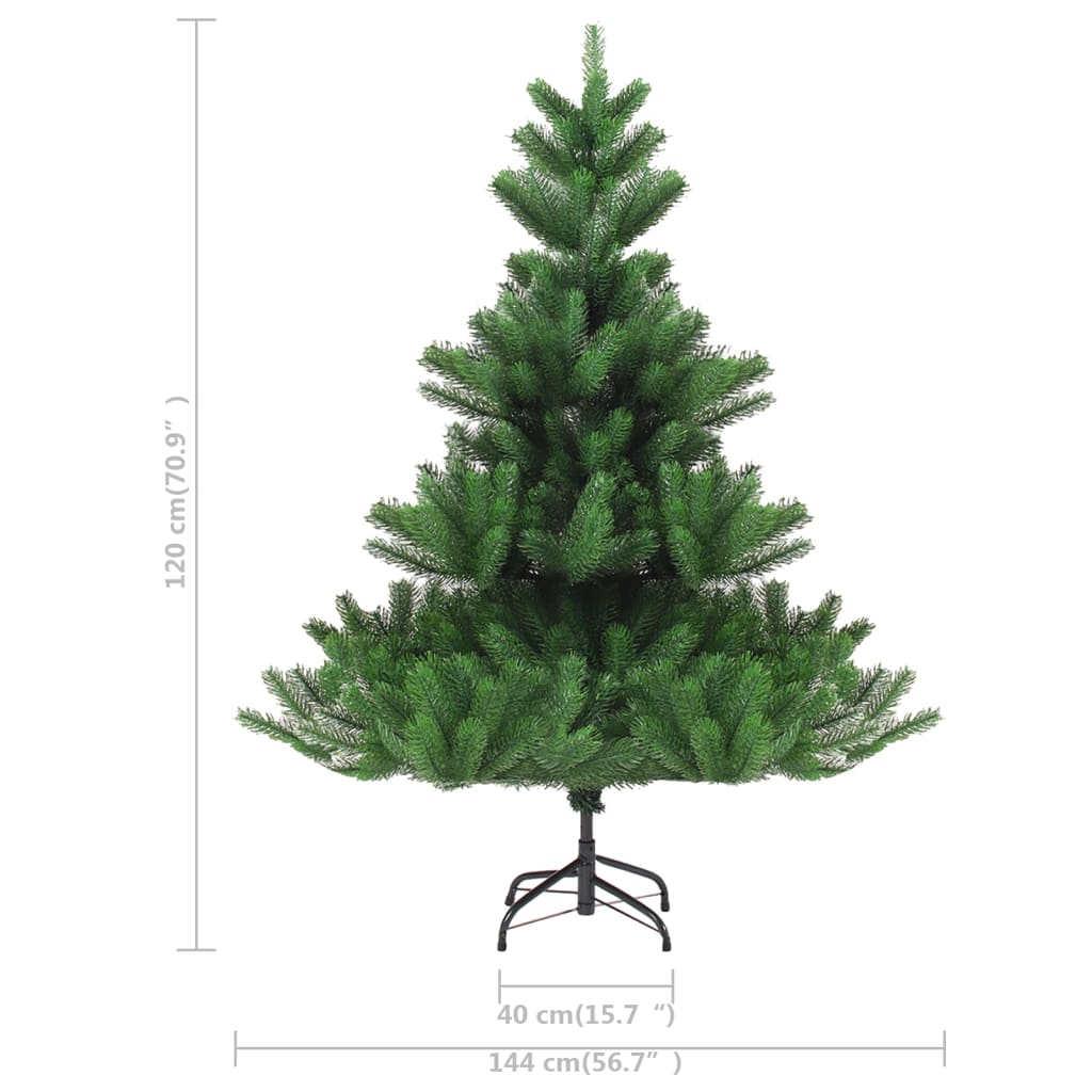 vidaXL Künstlicher Weihnachtsbaum Nordmanntanne Grün 180 cm