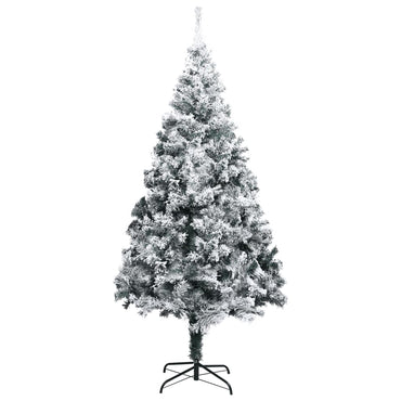 vidaXL Künstlicher Weihnachtsbaum Beschneit Grün 400 cm PVC