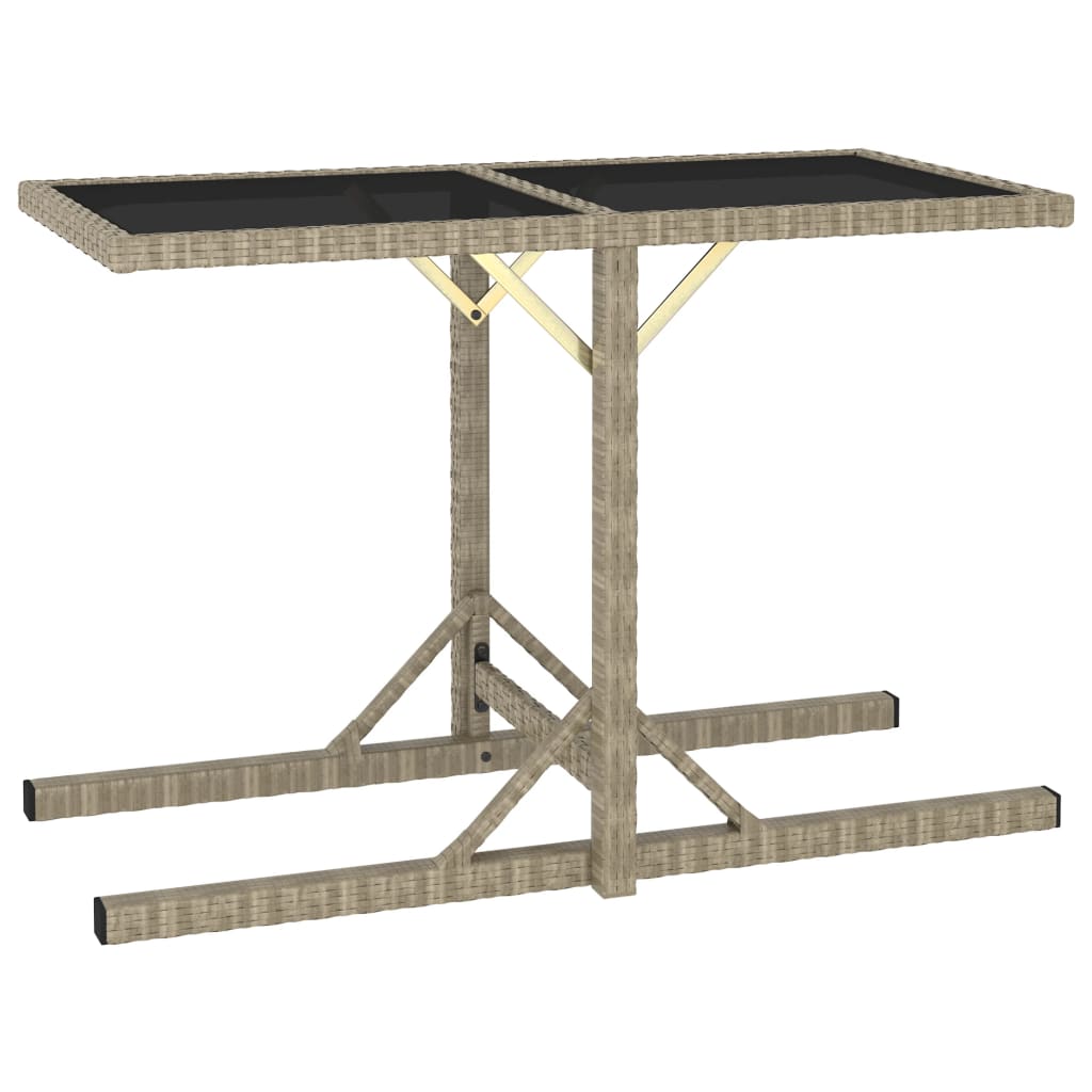vidaXL 3-tlg. Garten-Essgruppe Beige