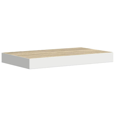 vidaXL Étagère flottante aspect chêne et blanc 40x23x3,8 cm MDF