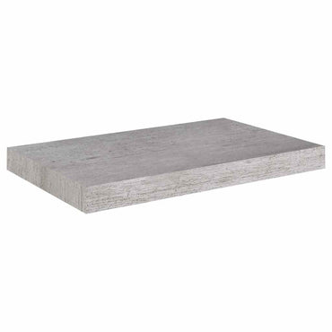 vidaXL Étagère murale gris béton 50x23x3,8 cm MDF