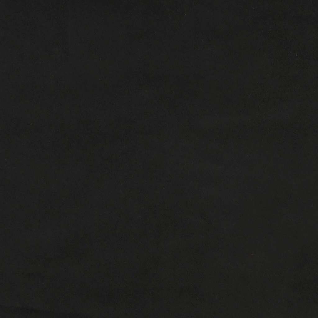 Relaxsessel mit Hocker Schwarz Samt