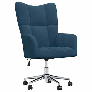 vidaXL Relaxsessel Blau Samt