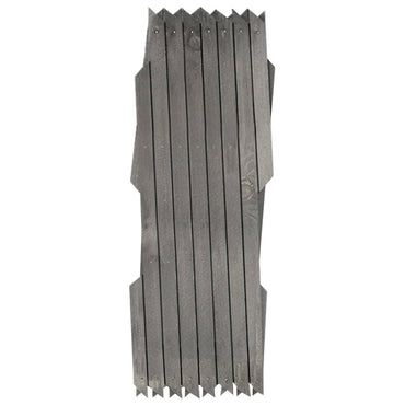 vidaXL Rankzäune 5 Stk. Grau Massivholz Tanne 180x30 cm