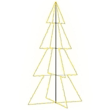 vidaXL Weihnachtsbaum in Kegelform 360 LEDs Indoor Outdoor 143x250 cm