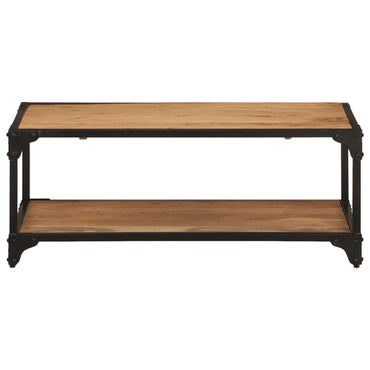 vidaXL Table basse 90x45x35 cm Bois d'acacia massif