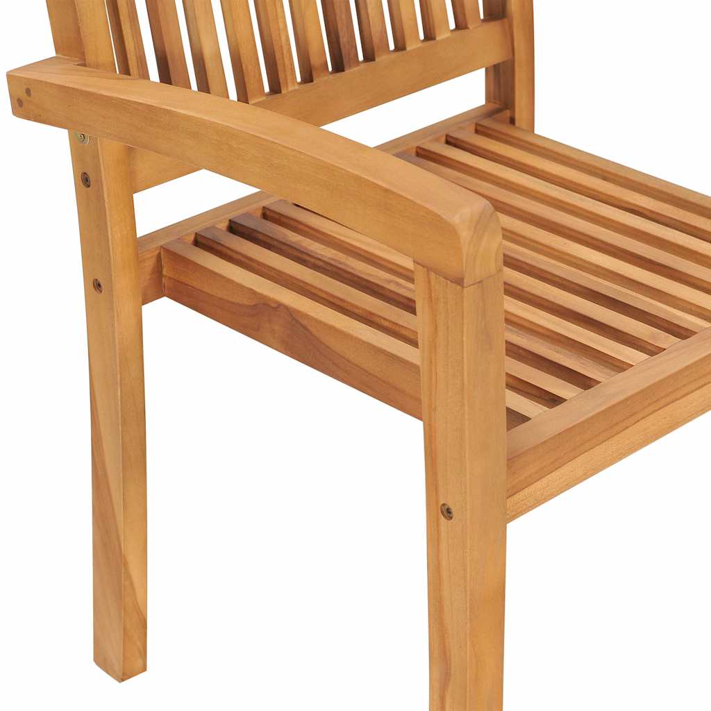 vidaXL Ensemble de salle à manger de jardin 5 pcs en teck massif