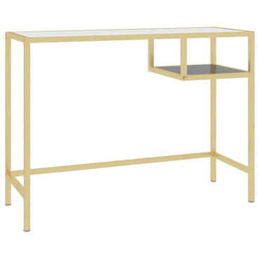 vidaXL Bureau informatique transparent 100x36x74 cm Verre trempé