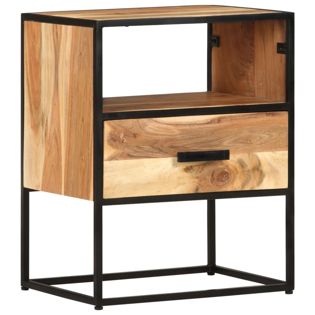 vidaXL Nachttisch 40x30x50 cm Massivholz Akazie