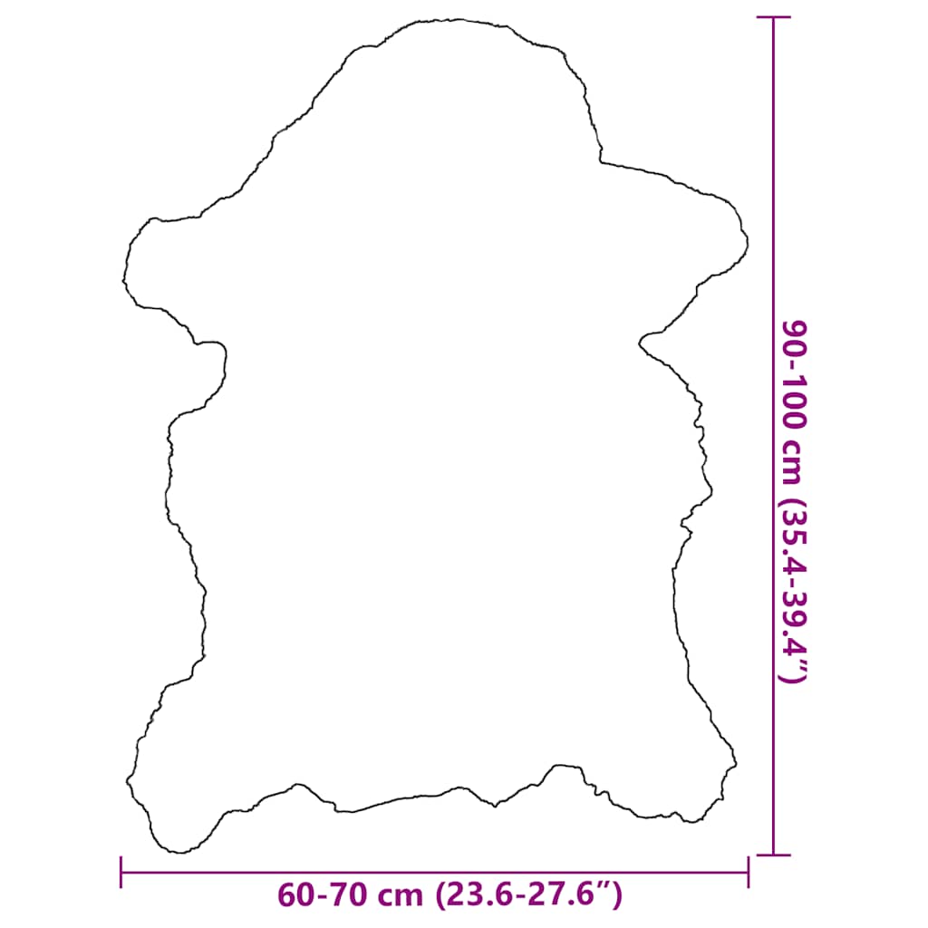 Schafpelz Creme (60-70)x(90-100) cm