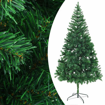 vidaXL Künstlicher Weihnachtsbaum Beleuchtung Kugeln 210cm 910 Zweige