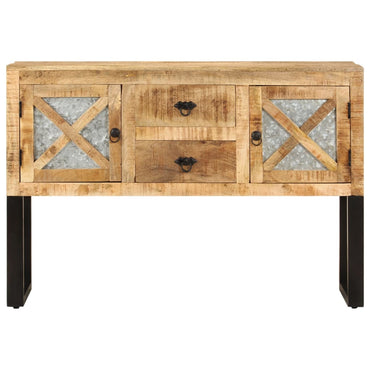 vidaXL Commode 110x30x74 cm Bois de manguier brut