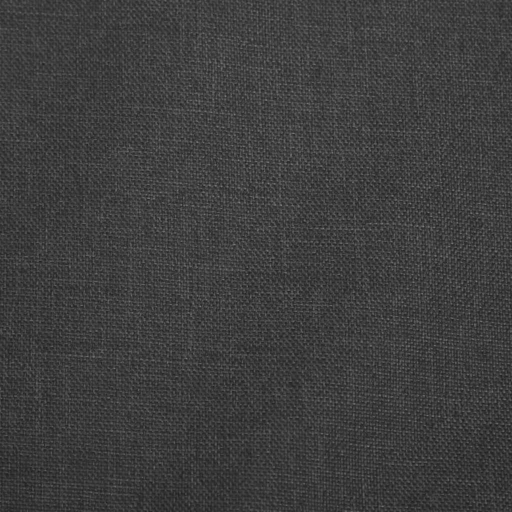 2-in-1 Kinderwagen Dunkelgrau und Schwarz Stahl