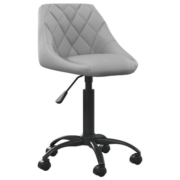 vidaXL Chaise de salle à manger gris clair velours