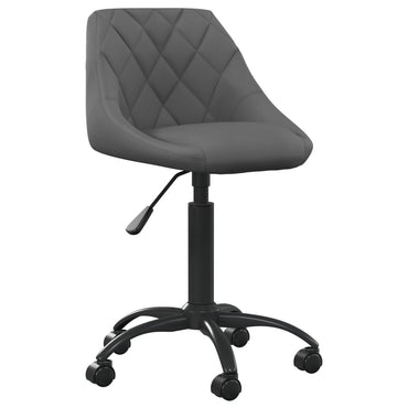 vidaXL Chaise de salle à manger gris foncé velours