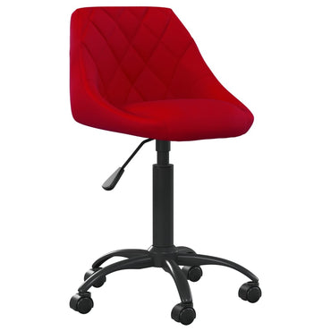 vidaXL Chaise de salle à manger velours rouge bordeaux