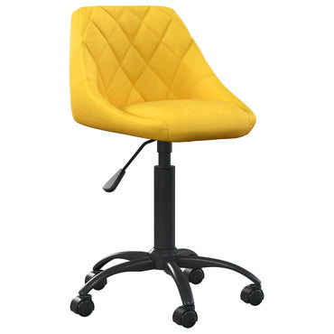 vidaXL Chaise de salle à manger velours moutarde