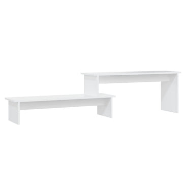 vidaXL Meuble TV Blanc 180x30x43 cm Bois d'ingénierie