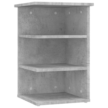 vidaXL Étagère d'appoint gris béton 35x35x55 cm en bois d'ingénierie