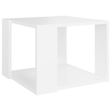vidaXL Couchtisch Weiß 40x40x30 cm Holzwerkstoff