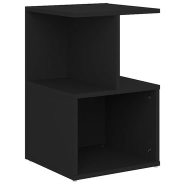 vidaXL Table de chevet Noir 35x35x55 cm Bois d'ingénierie