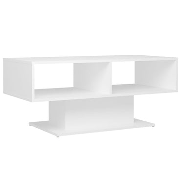 vidaXL Couchtisch Weiß 103,5x50x44,5 cm Holzwerkstoff
