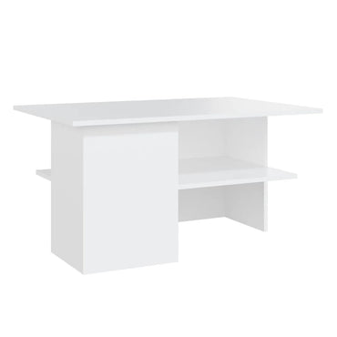 vidaXL Couchtisch Weiß 90x60x46,5 cm Holzwerkstoff