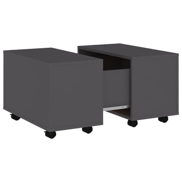 vidaXL Couchtisch Grau 60x60x38 cm Holzwerkstoff