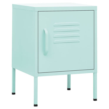 vidaXL Table de chevet Vert menthe 35x35x51 cm Acier