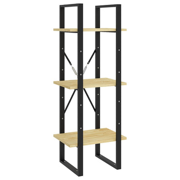 vidaXL Bibliothèque 3 étagères 40x30x105 cm Pin massif