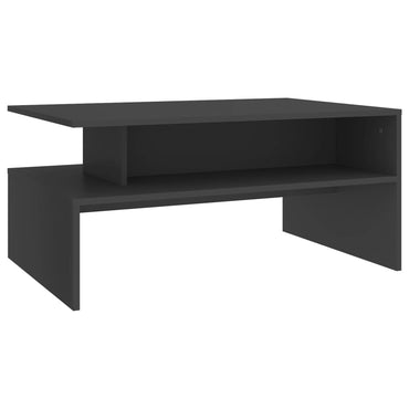 vidaXL Couchtisch Grau 90x60x42,5 cm Holzwerkstoff