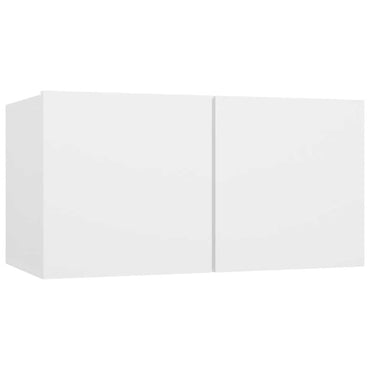 vidaXL Meuble TV mural Blanc 60x30x30 cm