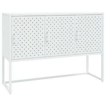 vidaXL Buffet Blanc 105x35x75 cm Acier