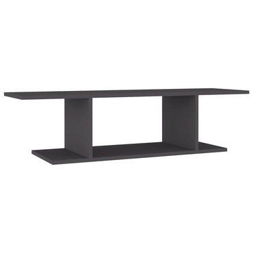 vidaXL Meuble TV mural gris 103x30x26,5 cm