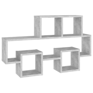 vidaXL Étagère murale en forme de voiture gris béton 82x15x51 cm Bois d'ingénierie